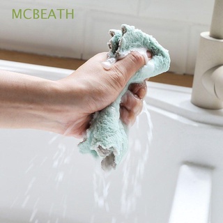 mcbeath toalla de lavado de alta eficiencia paño de vajilla toalla de limpieza de microfibra toalla de lavado super absorbente hogar suave herramientas de cocina/multicolor