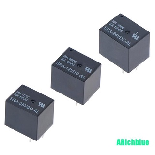 Arichblue Sra-05Vdc-Al Sra-12Vdc-Al Sra-24Vdc-Al 5v 12v 24v 20a T74 4pin Relé