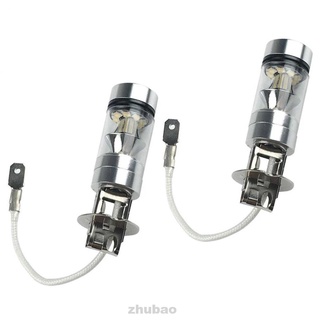2 bombillas LED duraderas de 12-24 v, fácil de instalar, enchufe y juego, 100 w, luz antiniebla