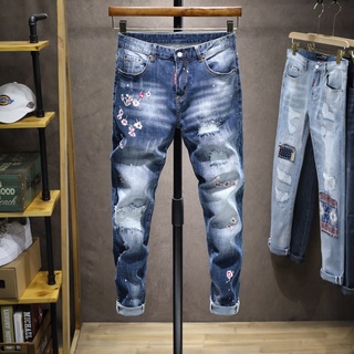 recto slim trend hombres lavado jeans japoneses y coreanos jeans