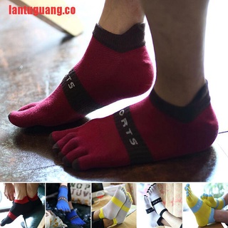 [lantuguang]calcetines nuevos para hombre y mujer/calcetines deportivos de algodón puro con cinco dedos soc