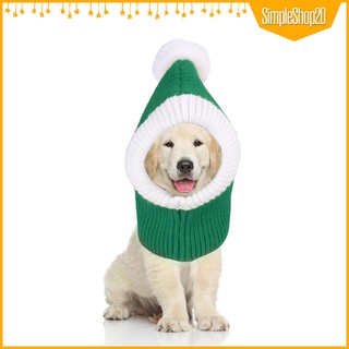 Gorro simpleshop20 Para perro navideño/accesorios De invierno cálidos a prueba De viento perros/perros (4)