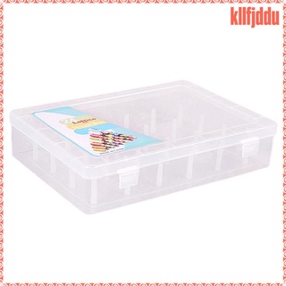 Kllfjddu 24 piezas caja/soporte/contenedor De línea De Costura