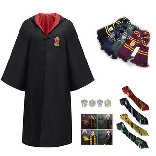 Ropa De Disfraz Para Fans De Harry Potter , Diseño Mágico , Bufanda , Accesorios De Fiesta De Halloween