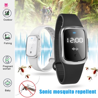 Mini Ultrasonic Anti Mosquito Insect Pest Bugs Repellent Repeller Wrist Bracelet Outdoor