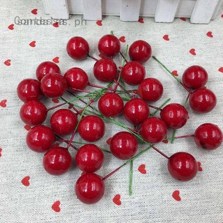 Maelove decoración de jardín Artificial rojo acebo Berry navidad DIY