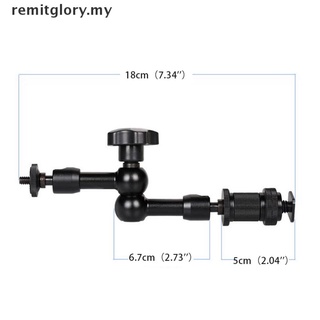 [Remitglory] brazo mágico articulador ajustable de fricción de 7 pulgadas para Monitor LCD DSLR/luz LED US [MY]