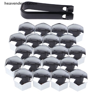 [heavendenotation] 20 piezas de tuerca de rueda de coche 17 mm decoración exterior protección tornillo cubierta perno (1)