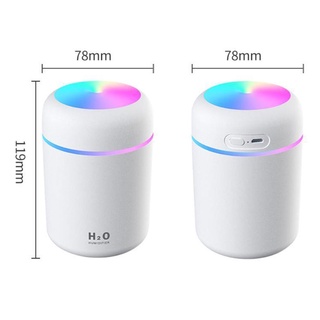 Portable Cool Mist Humidifier Aroma Oil Diffuser for Home Spa Office Car 300ml