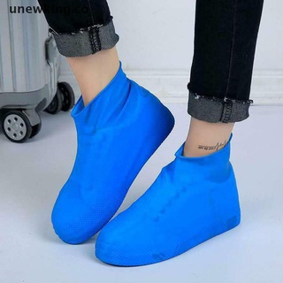 [unewking] fundas de silicona impermeables para zapatos/cubiertas protectoras reciclables co (2)