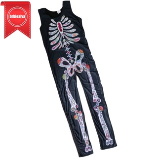Brblesiya mameluco/cuerpo De Esqueleto De Halloween Para fiesta De Halloween