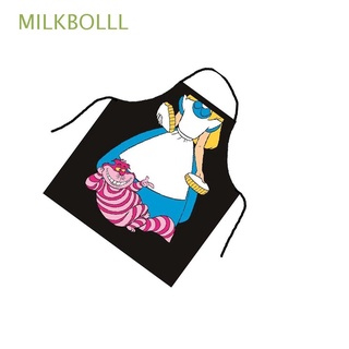 MILKBOLLL Anime Bib Household Home Cleaning Tool Kitchen Aprons Wipeable Waterproof Oxford Cloth Oil-Proof Useful Baking Accessories