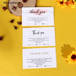 Abongbang/30pcs Gracias Por Apoyar Mi Pequeña Tarjeta De Visita Agradecimiento Felicitación [Caliente]