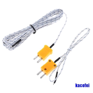 1 pza cable termopar con sensor de temperatura tipo K cable de sonda 0.5/4m