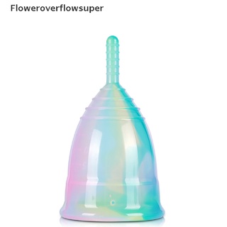 fsco multicolor suave copa menstrual de silicona femenina higiene período taza reutilizable taza nuevo