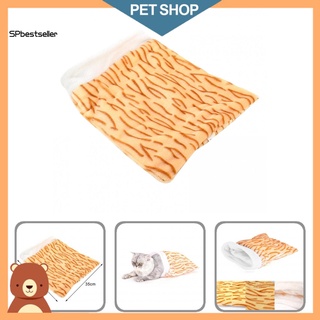 sp suave cama de gato de felpa elástica para gatitos, papel de sonido, suministros para mascotas