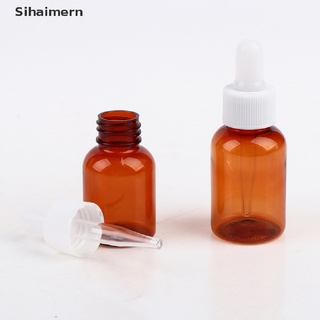 [sihaimern] 1pcs 35 ml gotero de vidrio ámbar botellas de ojos goteros de aceite esencial goteo botella.