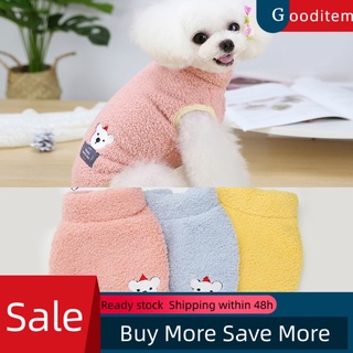 gooditem perro suéter snap diseño cómodo casual mascota perro de dos patas chaleco abrigo para uso diario