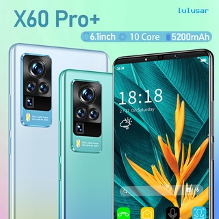 Teléfono inteligente X60 Pro Plus Core Facial 6.1 pulgadas pantalla 5g a 11