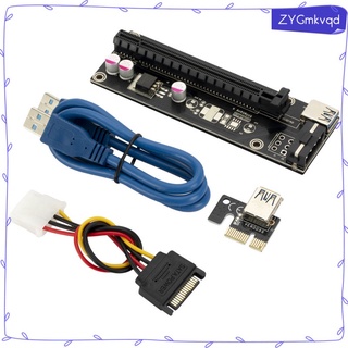 USB 3.0 PCI-E 1x A 16x Adaptador Elevador Tarjeta Para Slot1x 2x 4x 8x 16x)