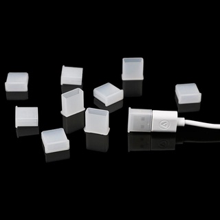[withbetter] 10 piezas de plástico USB macho antipolvo tapón tapón cubierta protector tapas [MY]