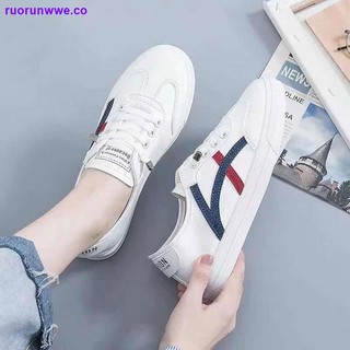 Little white shoes female 2021 spring and summer new trendy shoes all-match casual flat-bottom breathable sneakers student women s shoes mesh white shoes
