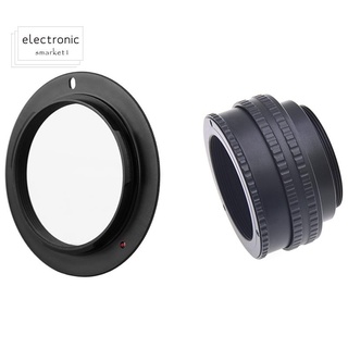 1 anillo adaptador de lente súper delgado y 1 pieza M42 a M42 lente ajustable enfoque helicoide Macro tubo adaptador