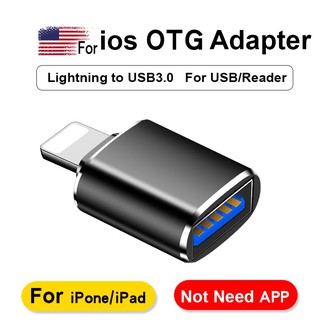 OTG adaptador USB de iluminación macho a USB3.0 iOS 13 adaptador de carga para iPhone 11 Pro XS Max XR X 8 7 6s 6 Plus iPad adaptador