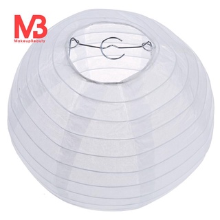 Linterna/lámpara de papel blanco de 8" de diámetro