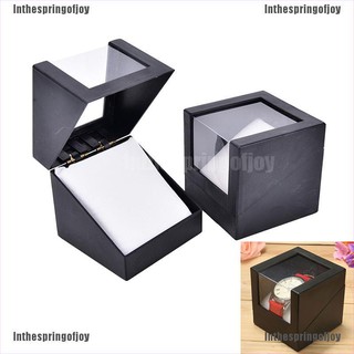 inthespringofjoy - caja de reloj de pulsera (78 x 78 mm, plástico, pendientes, soporte de almacenamiento)