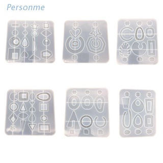 Personme 1PC Pendant Earrings Silicone Decorative Pendant Sets Mold Handmade Epoxy Silicone Mold Epoxy Resin Molds Making Crafts