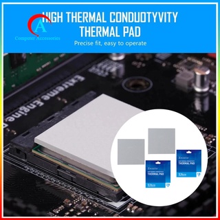 [disponible] 2 unidades de almohadilla térmica de silicona de 120 x 120 mm de resistencia al calor para GPU CPU
