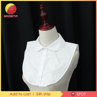 [BAO1-11-] collar Falso De Muñeca Falsa De Imitación Desmontable Media Camisa Blanca Cuello Cuadrado (8)