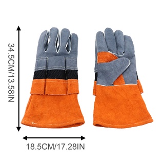 Protective Anti-Scald Gloves with Side Hanging Loop Design Long Lasting Portable Heat Resistant Non-Slip for Outdoor (8)