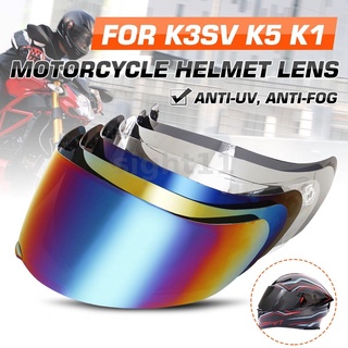 Luxury Motorcycle Motorcross Visor Helmet Lens Face Shield For AGV K3 SV K5