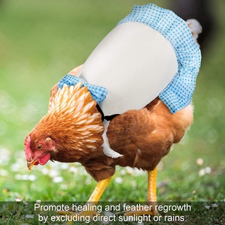 shoogii venta caliente mascota pluma protector cómodo ropa de pollo sillín de impresión elástica ala protección de gallina sillín de jardinería suministros (9)