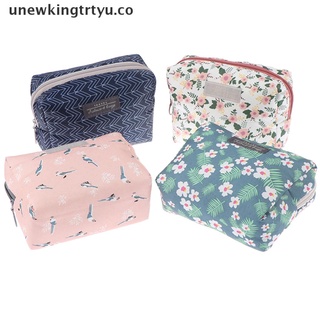 [unewkingtrtyu] bolso de viaje para lavado de viaje, estuche de maquillaje floral, bolsa de cosméticos co