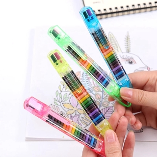 20 colores/1pc lindo kawaii crayones pastel al óleo creativo color graffiti pluma para niños pintura dibujo suministros estudiante papelería