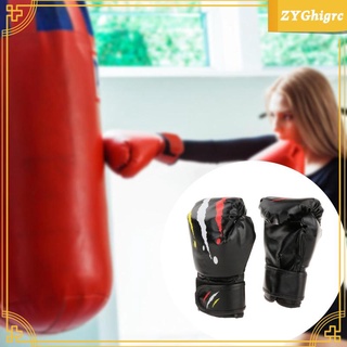 guantes de boxeo de entrenamiento sparring de cuero de la pu de látex guantes de boxeo (3)