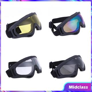 [ms]1 Par de gafas UV400 a prueba de viento X400 gafas de motocicleta para montar al aire libre