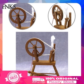 1/12 escala modelo de rueda giratoria realista miniatura Spinning modelo realista para casa de muñecas