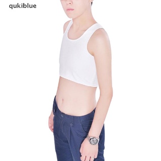 Qukiblue Short Chest Breast Vest Breathable Buckle Binder Trans Lesbian Tomboy Cosplay CO (5)