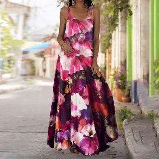 cuello v honda vestido largo de las mujeres flor mariposa impresión piso longitud maxi vestido vestido vestido (6)
