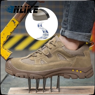 Corte Bajo De La Moda Proteger A Los Hombres De Hierro De Acero Gorra Dedo Del Pie Botas De Seguridad Zapatos De Construcción Trabajo Cómodo (1)
