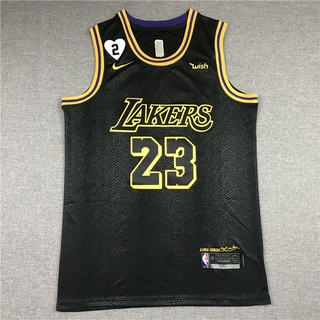 NBA 2020 Los Angeles Lakers JAMES #23 City Version Camiseta de basquetbol Jersey