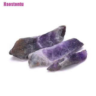[Haostontu] 100g Natural Purple Amethyst Point Quartz Crystal Rough Rock Specimen Healing,