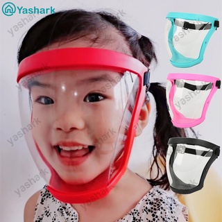 Nueva máscara facial infantil HD antiniebla pequeña BLOCC niños cara completa escudo transparente máscara para niños ciclismo [FA] (1)