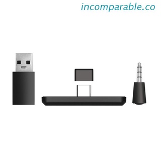 RABLE 3,5 Mm-Jack De Audio Bluetooth compatible Con 5.0 Adaptador USB Inalámbrico Auriculares Receptor De Micrófono Convertidor Para Interruptor/PS4 Consola/PC (1)