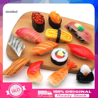 [Y] Colgante de dibujos animados simulado decoración de nevera tiro Props Sushi modelo de alimentos juguetes para decoración