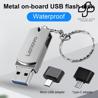 Beautylife Mini Memoria USB3.0 Para Lenovo U Disk Impermeable De Alta Velocidad 128GB/256GB/512GB/1TB/2TB